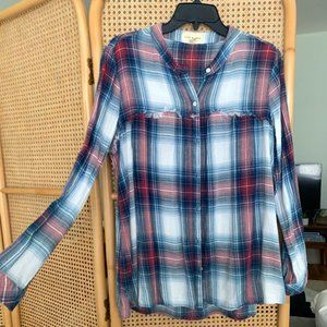 Cloth & Stone Plaid Buttondown
